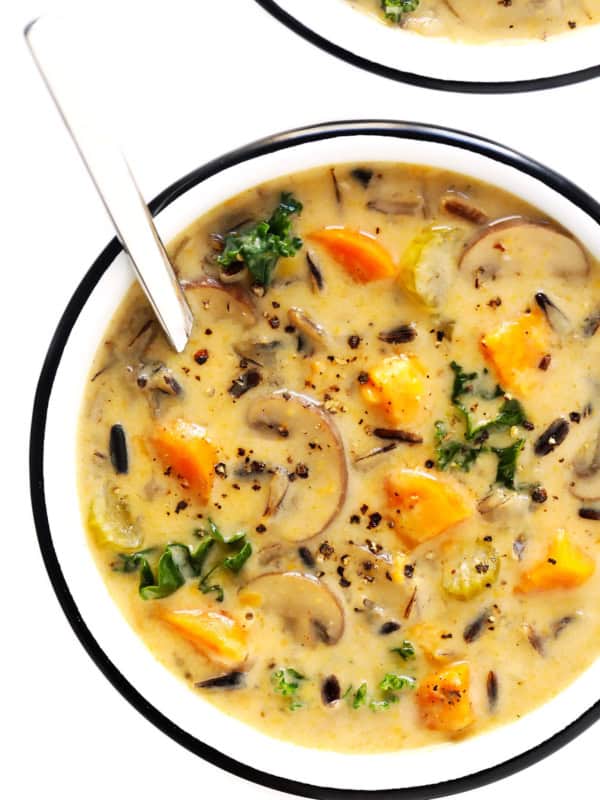 Cozy Autumn Wild Rice Soup Recipe