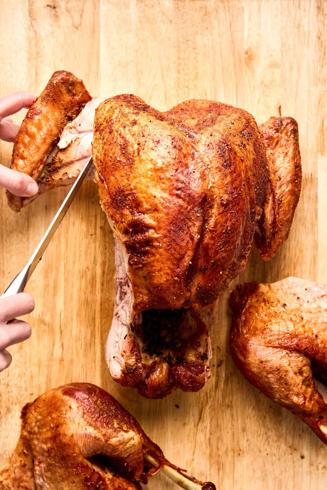 how to carve a turkey step 2