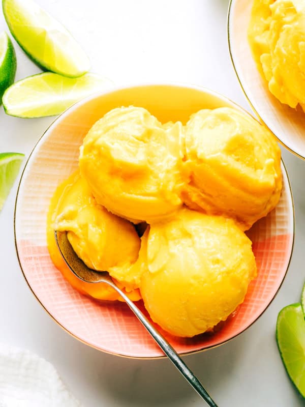 Mango Lime Sorbet