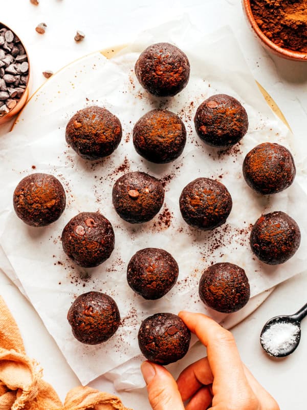 Salted Chocolate Brownie Bites